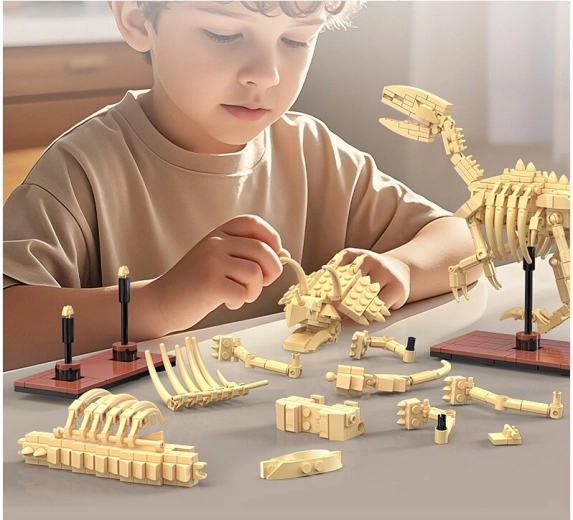 Fun building for young paleontologists