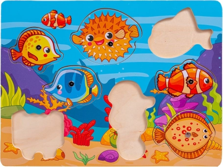 Learning shapes, colors, and sea animals