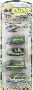 Set vojnih vozila - 5 kom