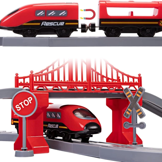 Električni vlak sa zvukovima i magnetnim spajalicama