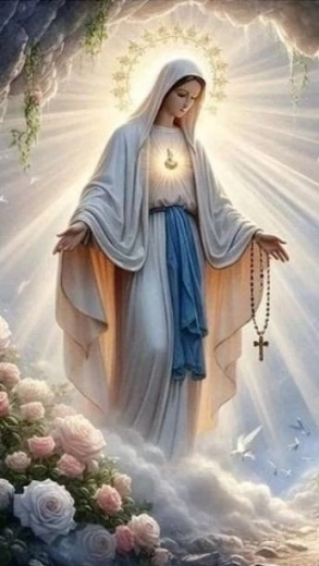 Dijamantno slikanje Djevica Marija 30 × 40 cm