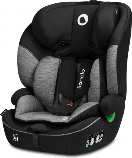 Autosjedalica LIONELO Levi One i-Size, 76–150 cm, Black Grey