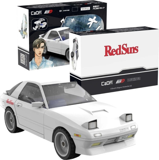 CaDA Mazda RX-7 FD3S Initial D građevinski set automobila 1:35