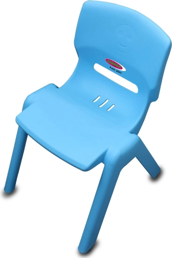 Children's Chair Smiley Blue