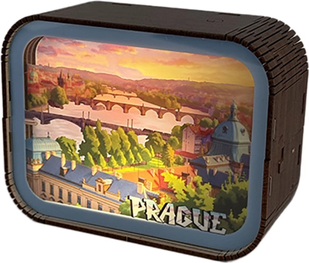 2Kids Toys drvena slagalica lampica Prag – pogled na Vltavu