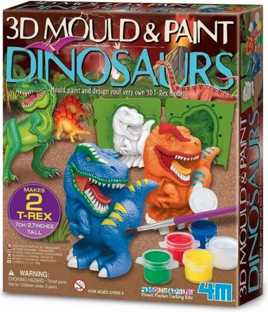 Kreativni set gipsani odljevci – dinosauri T‑Rex