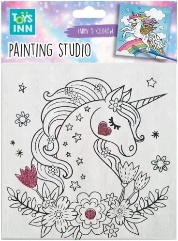 Kreativni slikarski set Canvas Mali ptič TOYSINN 15 × 15 cm