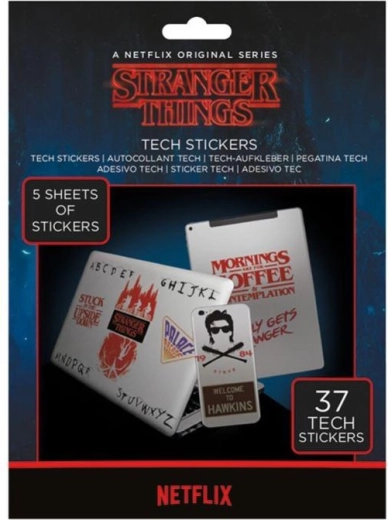 Vinilne naljepnice Stranger Things, 37 kom.