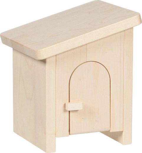 Natural wood and sturdy construction