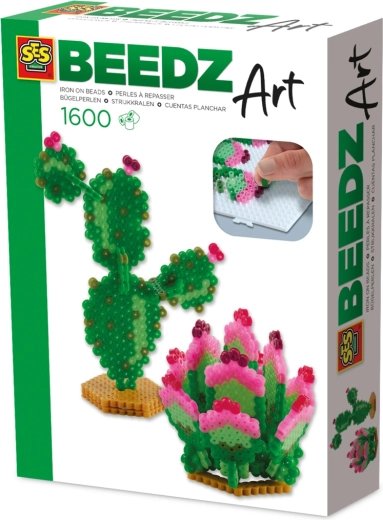 Pegle-perlice Art – kaktus i sukulente 3D