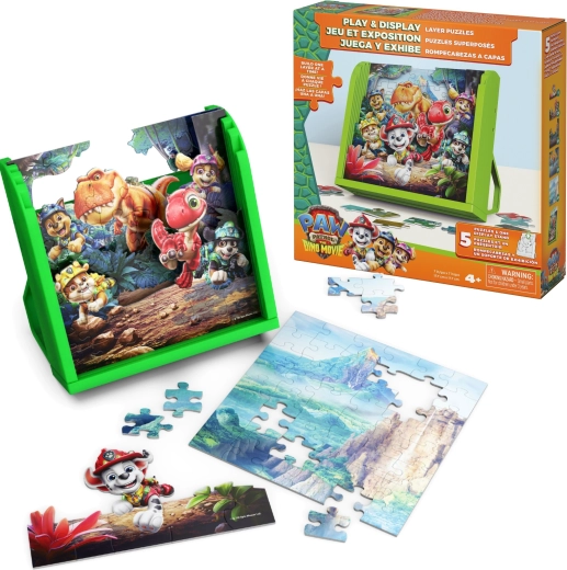 3D Puzzle Paw Patrol and Dinosaurs with Stand