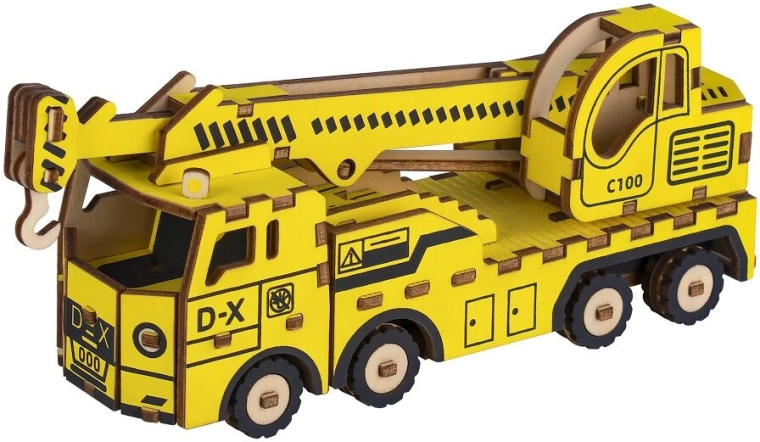 Woodcraft drvene 3D puzzle Dizalično vozilo