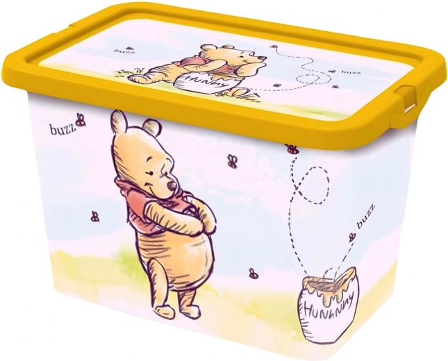 Velika kutija za pohranu s poklopcem na kopču Medvjedić Pooh