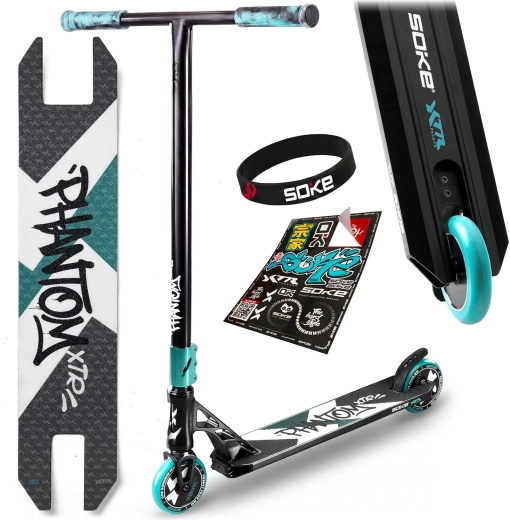 Freestyle romobil Soke XTR Phantom crno-tirkizni