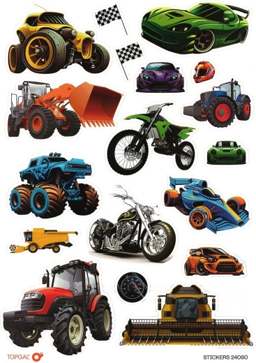 Moto naljepnice Topgal Stickers