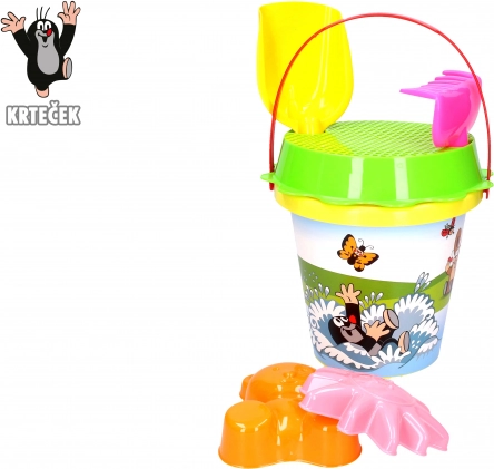 Pješčani set KRTIĆ 1,5 l žuti