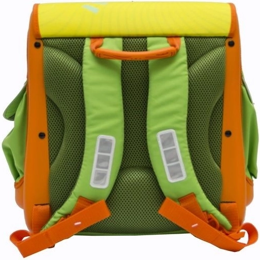 Breathable back and reflective safety elements