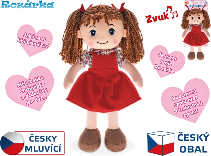 Lutka Rozárka koja govori češki 35 cm