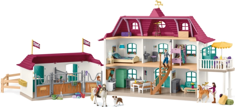 Schleich Horse Club seoska kuća i štala uz jezero