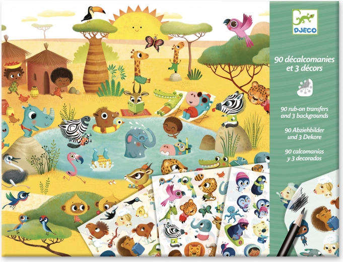 Preslikači Sjeverni pol, savana i pustinja DJECO