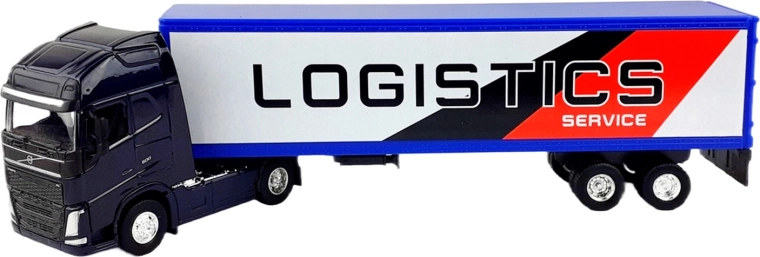Metalni kamion s prikolicom VOLVO 1:64 Welly