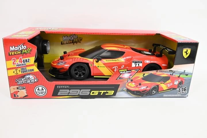 Maisto RC Ferrari 296 GT3 na daljinsko upravljanje 1:16