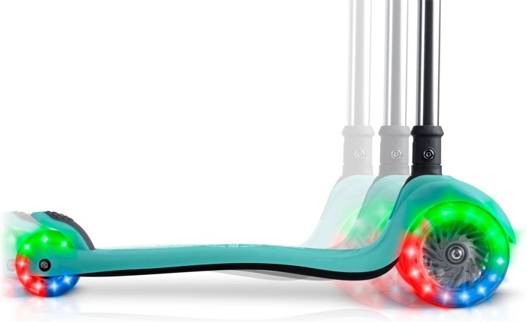 Svjetleća zabava: fluorescentna podnica i LED kotači