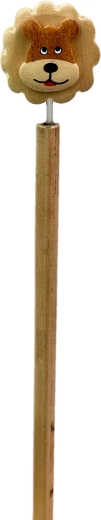 Drvena olovka s glavom lava