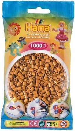 Hama midi perlice za glačanje svijetlosmeđe 1000 kom