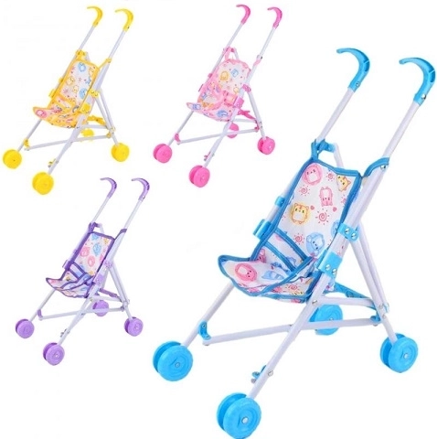 Metalna kolica za lutke tipa kišobran (buggy) 52 cm