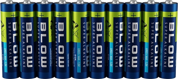 Alkalne baterije AAA (LR03) BLOW Super Alkaline 10 kom