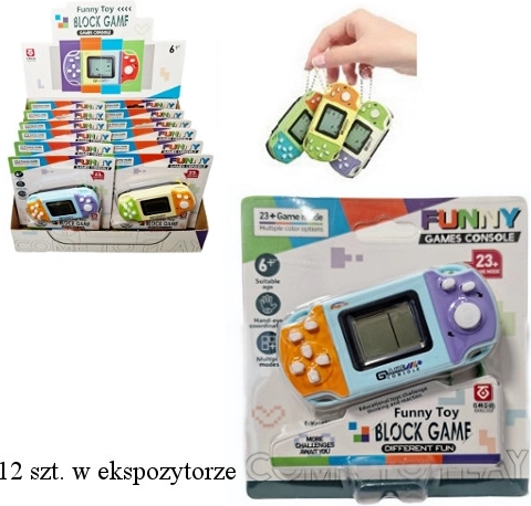 Elektronički privjesak – mini igraća konzola s 23 igre