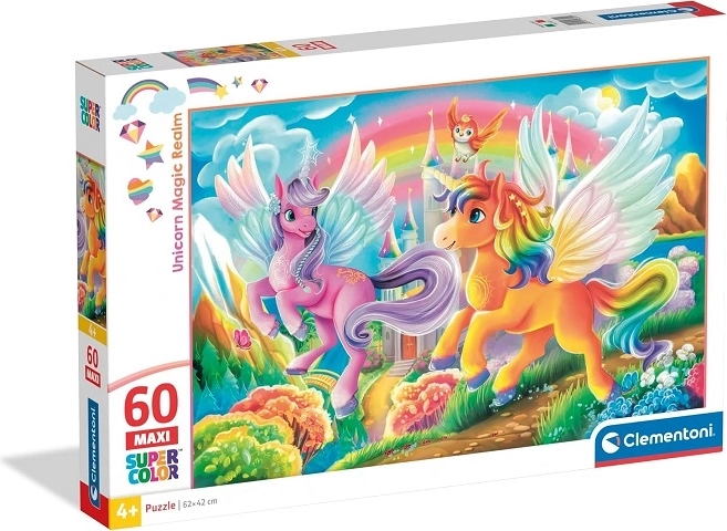 Clementoni maxi puzzle unicorns 60 pieces Unicorn Magic