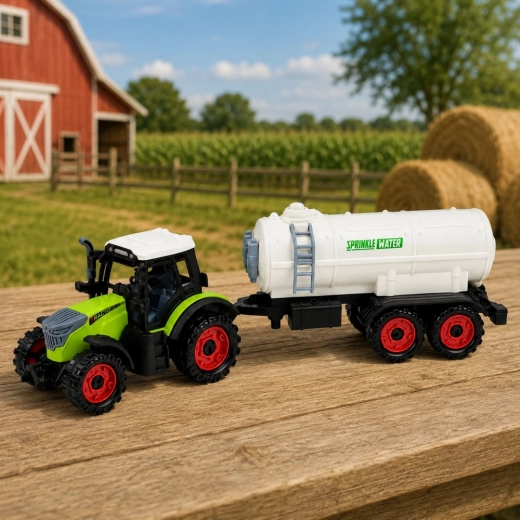 Impresivan set traktor + prikolica