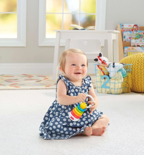 Rock-a-Stack clicking toy