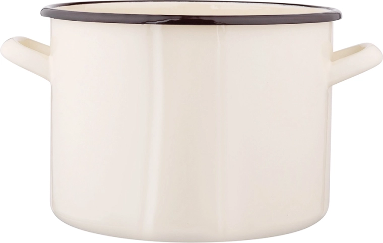 Emajlirani lonac Silesia 5,8 l krem 22 cm