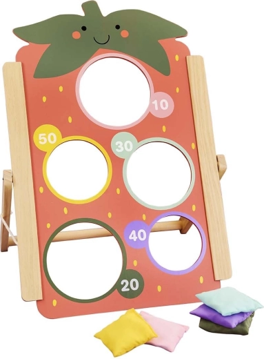 Jabadabado bean bag toss game strawberry