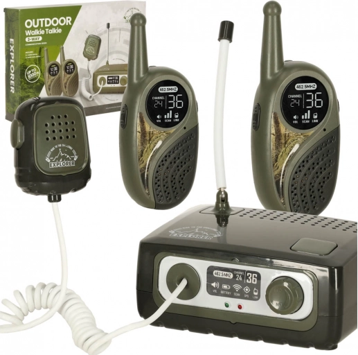 Dječji set Walkie Talkie s centralnom jedinicom Explorer