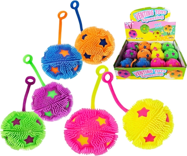 Svjetleća loptica zvjezdica 6,5 cm