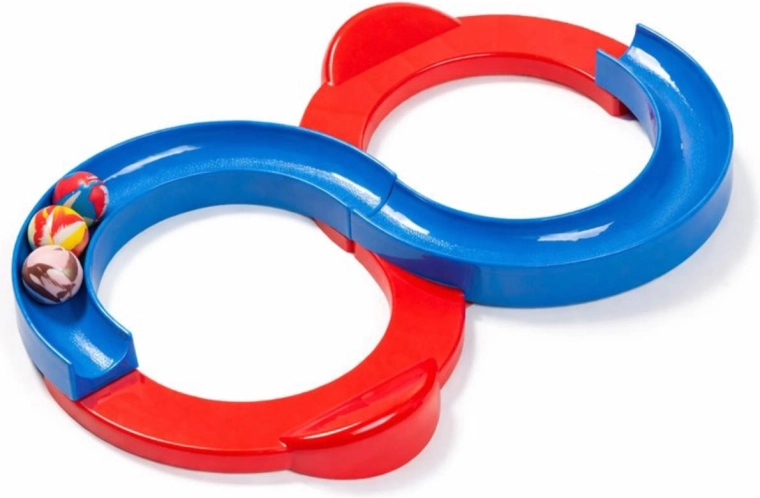 Merco Infinity Figure Eight – balance track with ball, red-blue