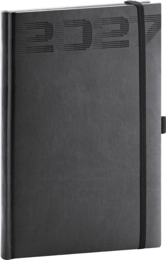 Notique tjedni planer Aprint Top 2027 crni 15 × 21 cm