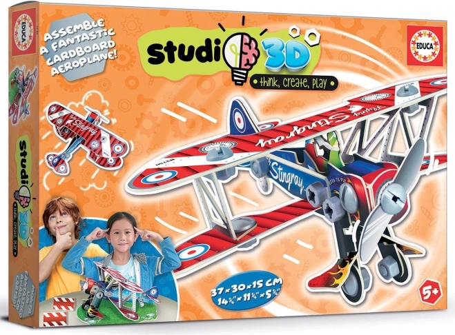 Educa 3D model dvokrilnog aviona