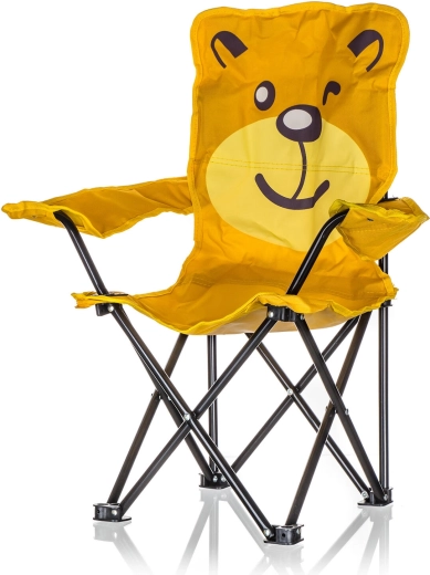 Sklopiva dječja stolica s motivom BEAR, žuta