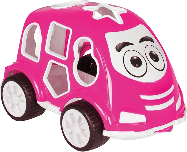 Cute car design in pink