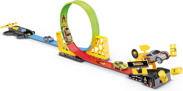 Racetrack with Launcher Car and Loop