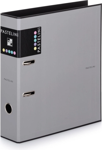 Registrator A4 s polugom 7 cm PASTELINI sivi