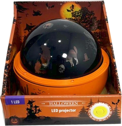 Halloween svjetlosni projektor s tihom rotacijom, LED, 16 × 13,5 cm