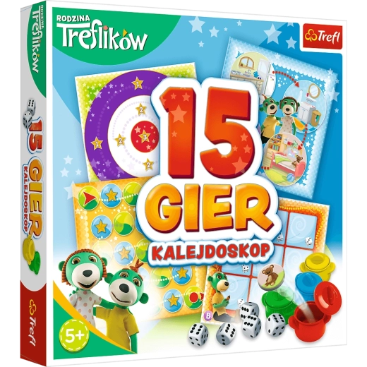 Kaleidoskop 15 igara TREFLIKI – obiteljska društvena igra