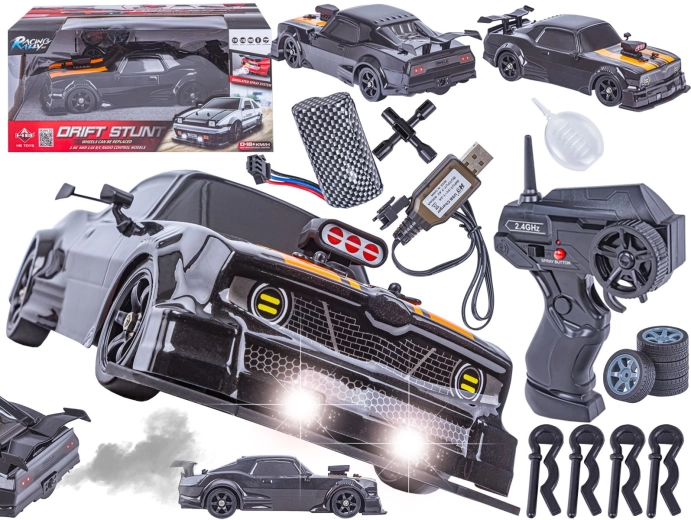 RC drift auto Dodge 1:16 4WD 2,4 GHz s LED svjetlima i efektom pare - 1 kom