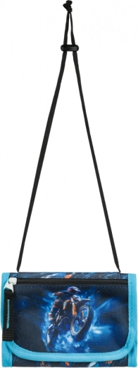 Vrečica-novčanik za vrat s motivom motora